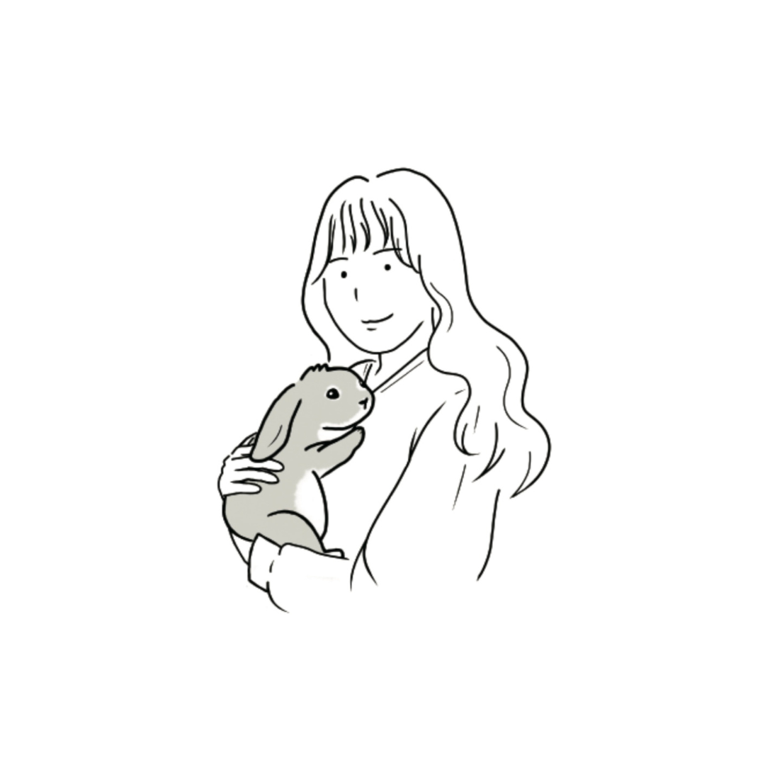 鴻巣のマツエクサロン「アイデザイン ツツ.」代表オーナーのイラスト