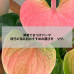 鴻巣のまつげパーマサロン アイデザイン ツツ.で施術を受ける女性の目元