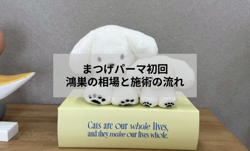 鴻巣のまつげパーマ初回施術イメージ｜アイデザイン ツツ.